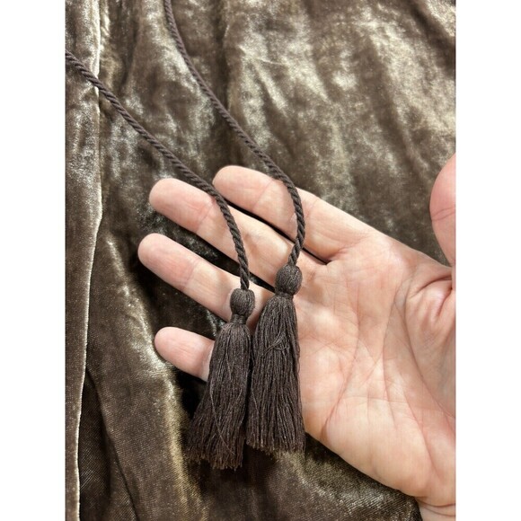 Elevenses Anthropologie Sonia Velvet Joggers Pants Dark Purple Small Cropped - Picture 12 of 16